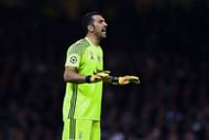 CARDIFF, WALES - JUNE 03:  Gianluigi Buffon of Juventus reacts during the UEFA Champions League Final between Juventus and Real Madrid at National Stadium of Wales on June 3, 2017 in Cardiff, Wales.  (Photo by David Ramos/Getty Images)